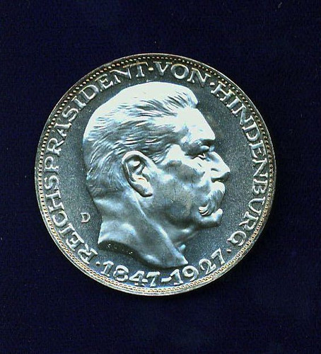 Germany 1927 von hindenburg - germany,
